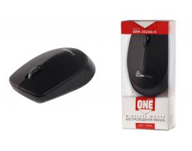 Мышь беспроводная Smartbuy ONE 202AG-K черная (SBM-202AG-K) / 100