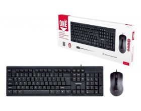 Комплект клавиатура+мышь проводной Smartbuy ONE 114282 черный (SBC-114282-K) /20