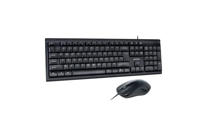 Комплект клавиатура+мышь проводной Smartbuy ONE 114282 черный (SBC-114282-K) /20