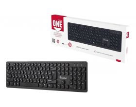 Клавиатура беспроводная мультимедийная Smartbuy ONE 252 черная (SBK-252AG-K)/20