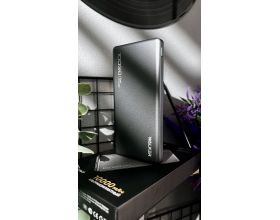 Универсальный дополнительный аккумулятор Power Bank Walker WB-915 Premium  22,5Вт, 10000 mAh, Li-Pol, быстрая зарядка PD + QC ультратонкий серый метал