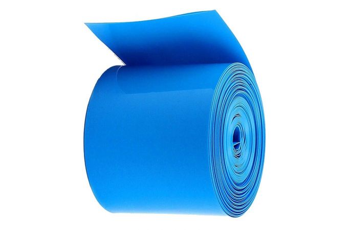 Термоусадочная плёнка ширина 105мм (5 метров) цвет синий