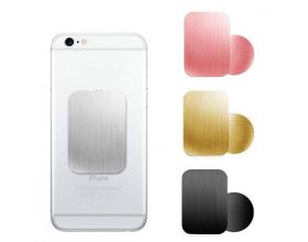 Металлическая пластинка для магнитных держателей (прямоугольная) 60/45 мм золотистая