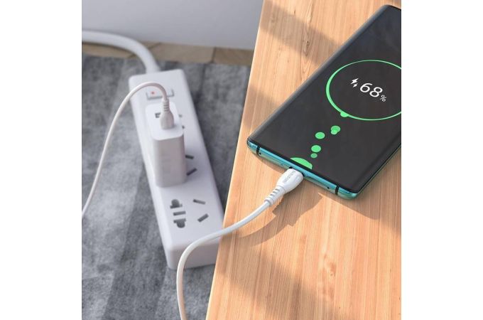 Кабель USB Type-C - USB Type-C BOROFONE BX51, PD60W (белый) 1м