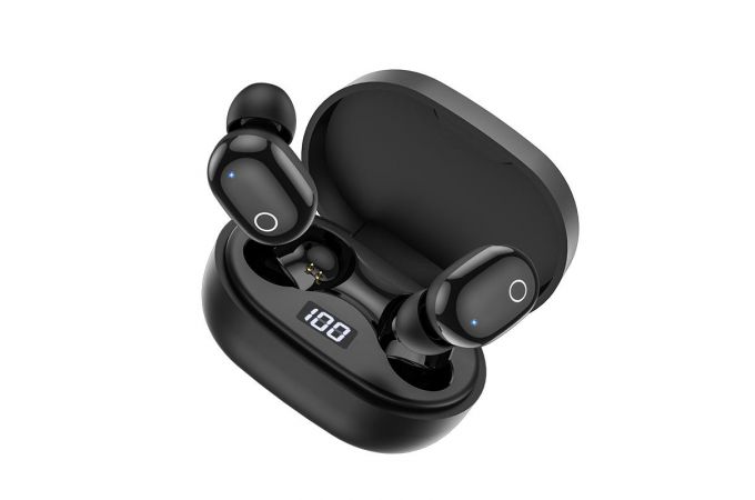 Наушники вакуумные беспроводные BOROFONE BW06 Manner true wireless BT Earphone Bluetooth (черный)