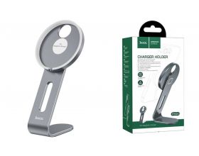 Держатель настольный для беспроводной магнитой зарядки MagSafe HOCO PH44 (серый)