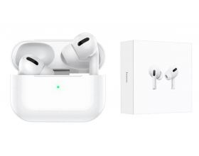 Наушники вакуумные беспроводные HOCO EW05 Plus Active noise cancelling true wireless BT headset Bluetooth (белый)