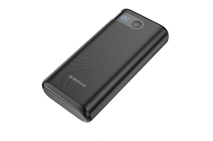 Универсальный дополнительный аккумулятор Power Bank BOROFONE BT35A (20000 mAh) (черный)