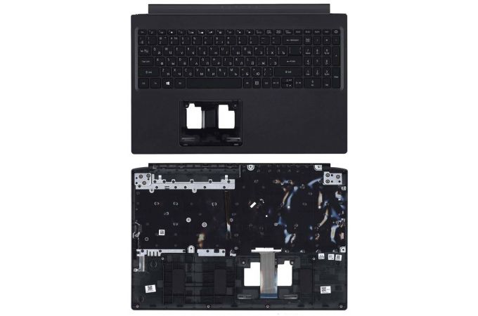 Клавиатура для ноутбука Acer Aspire 7 A715-41G черная топ-панель