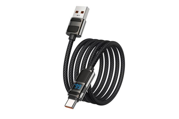 Кабель USB - USB Type-C HOCO U137 5А (черный) 1м