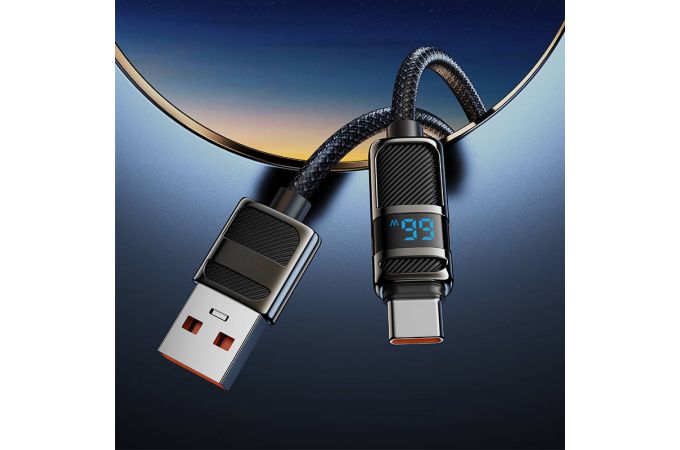 Кабель USB - USB Type-C HOCO U137 5А (черный) 1м