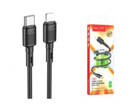 Кабель USB Type-C - Lightning HOCO X83 PD20W (черный) 1м