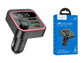 FM-Модулятор HOCO E85 Tiger PD20W+QC3.0 car BT FM transmitter