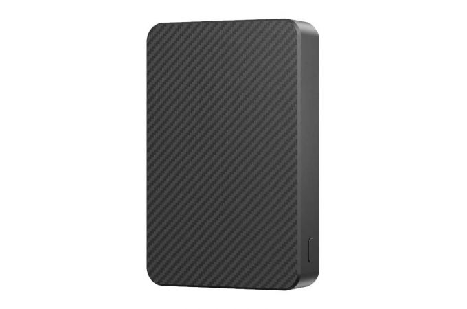 Универсальный дополнительный аккумулятор Power Bank HDD KEVLAR Support Magsafe 5000mAh Black (черный)
