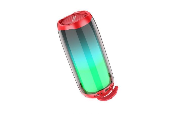 Портативная беспроводная колонка HOCO HC8 Pulsating colorful luminous wireless speaker (красный)