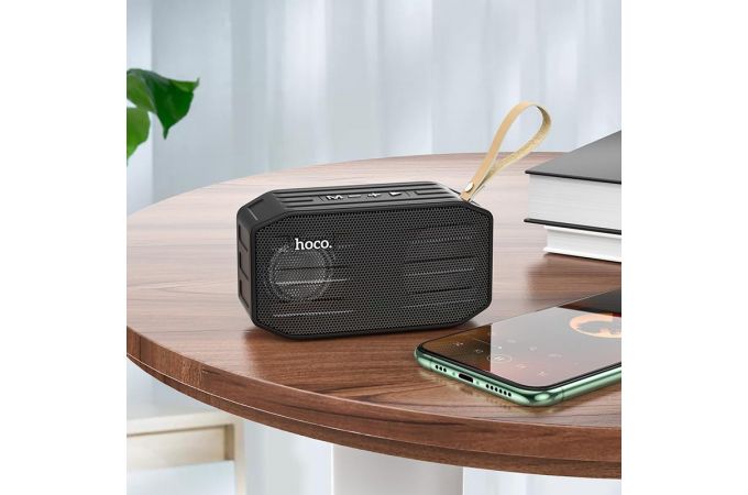 Портативная беспроводная колонка HOCO BS42 Smart sports BT speaker (черный)