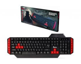 Клавиатура игровая проводная мультимедийная Smartbuy RUSH Raven 200 USB (SBK-200GU-K) (черный)