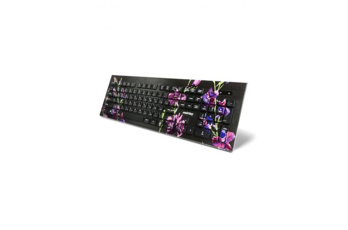 Клавиатура проводная мультимедийная с принтом Smartbuy 223 USB Flowers (SBK-223U-F-FC)