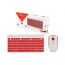 Комплект клавиатура+мышь беспроводной Smartbuy ONE 220349AG (SBC-220349AG-RW) (красно-белый)