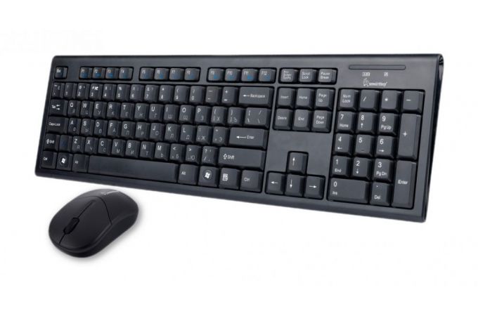 Комплект клавиатура+мышь беспроводной Smartbuy ONE 23335AG  (SBC-23335AG-K) (черный)