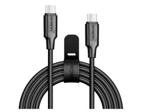 Кабель USB Type-C - USB Type-C Crown (3070CC) 2A (черный) 1м