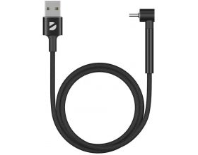 Кабель USB - USB Type-C Deppa (72295) Stand (черный) 1м