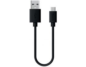 Кабель USB - USB Type-C Deppa (72301) 2,4A (черный) 1,2м