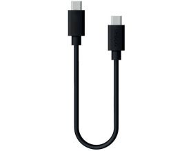 Кабель USB Type-C - USB Type-C Deppa (72302) 3A (черный) 1,2м
