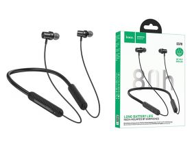 Наушники вакуумные беспроводные HOCO ES70 Armour neck-mounted BT earphones headset Bluetooth (черный)