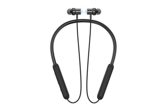 Наушники вакуумные беспроводные HOCO ES70 Armour neck-mounted BT earphones headset Bluetooth (черный)