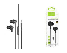 Наушники вакуумные проводные HOCO M114 Jia universal earphones with microphone (черный)