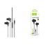 Наушники вакуумные проводные HOCO M114 Jia universal earphones with microphone (черный)