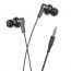 Наушники вакуумные проводные HOCO M114 Jia universal earphones with microphone (черный)