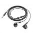 Наушники вакуумные проводные HOCO M123 Glory universal earphones with microphone (черный)