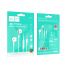 Наушники вакуумные проводные HOCO M123 Glory universal earphones with microphone (белый)