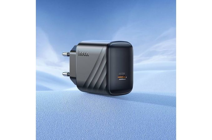 Сетевое зарядное устройство USB-C + кабель Type-C HOCO CS24A PD30W (черный)