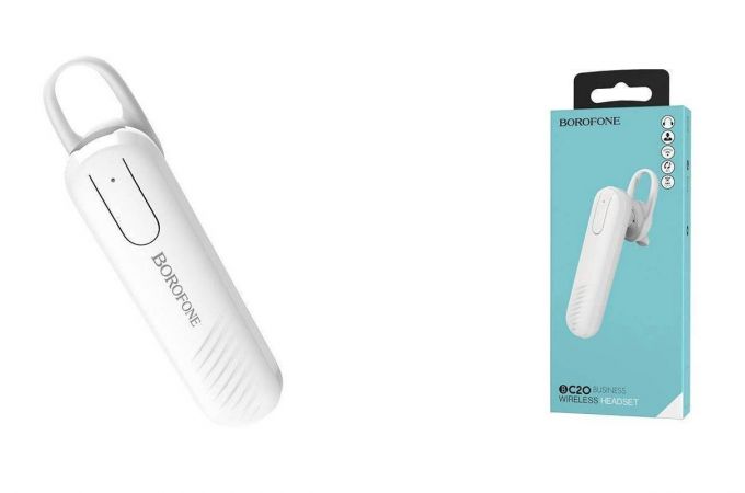 Bluetooth гарнитура BOROFONE BС20  (белый)