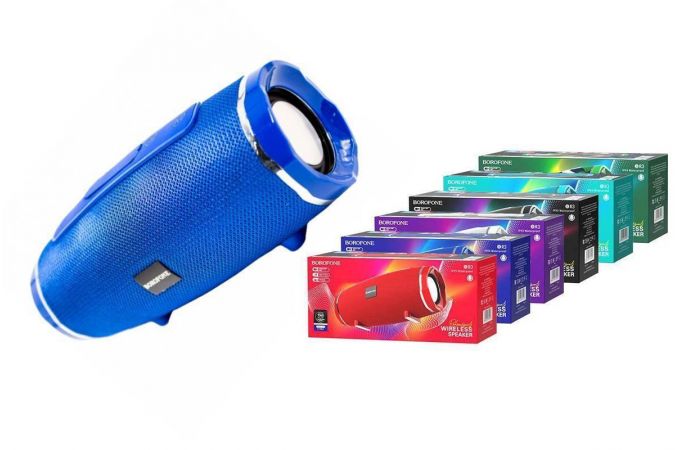 Портативная беспроводная колонка BOROFONE BR3 (синий)