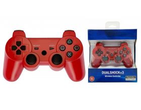 Геймпад беспроводной для Sony PlayStation 3 (упаковка картон) красный PS3