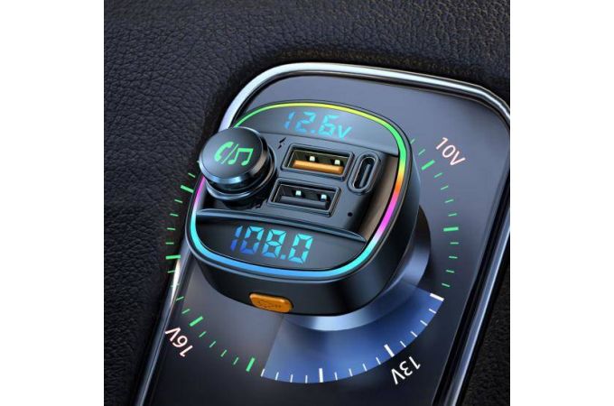 FM-Модулятор TDS TS-CAF20 RGB (Bluetooth)