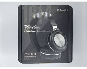 Наушники мониторные беспроводные SAIYO SY-1614 Bluetooth (черный) (УЦЕНКА! ПОСЛЕ РЕМОНТА)