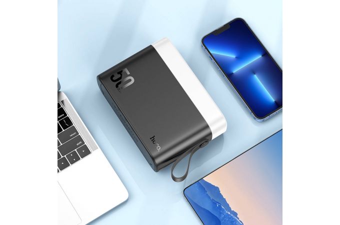 Универсальный дополнительный аккумулятор Power Bank HOCO J94A 22.5W (50000 mAh) (черный)