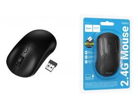 Мышь беспроводная HOCO GM42 Platino (USB, 2.4ГГц+ВТ, 10м) (черный)