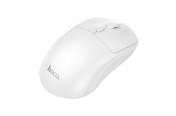 Мышь беспроводная HOCO GM42 Platino (USB, 2.4ГГц+ВТ, 10м) (белый)