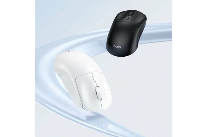 Мышь беспроводная HOCO GM42 Platino (USB, 2.4ГГц+ВТ, 10м) (белый)