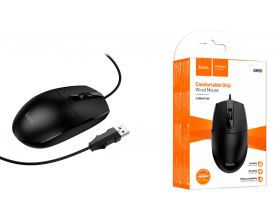 Мышь проводная HOCO GM50 League business wired mouse black