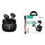 Наушники вакуумные беспроводные HOCO EQ34 Plus Rima ANC BT headset(App) wireless BT headset (черный)