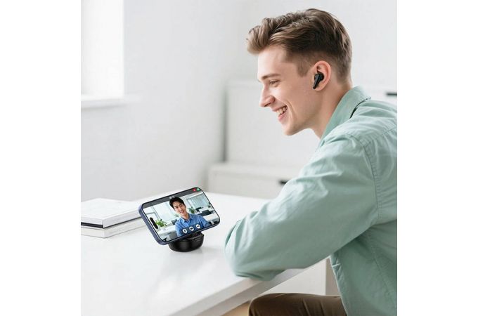Наушники вакуумные беспроводные HOCO EQ100 Intelligent AI translation headset(App) (белый)