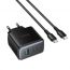 Сетевое зарядное устройство USB-C + кабель Type-C HOCO C158A Upgrade PD45W(1C1A) charger set (черный)