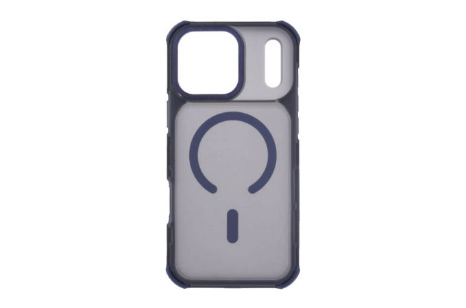 Чехол для iPhone 17 Pro Max (6,9) Z-ONE защитный противоударный MagSafe (черно-синий)